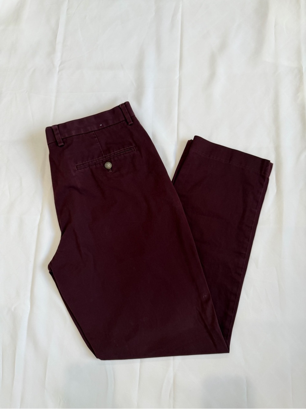 Express Men's Chinos in Deep Wine J011